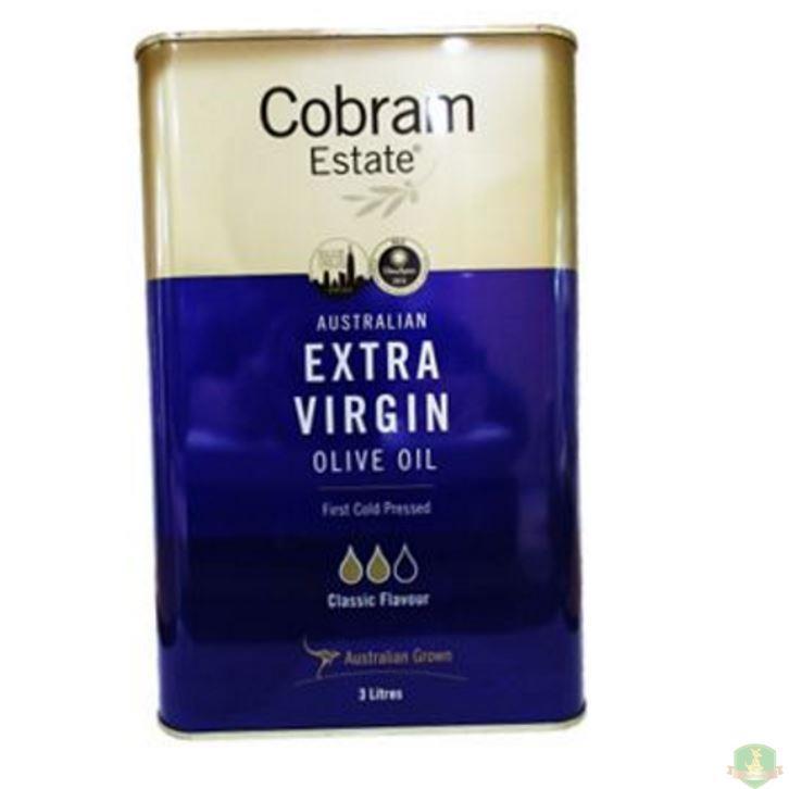 Cobram Estate 考博兰庄园 3升装 初榨经典橄榄油食用油【澳洲直邮】