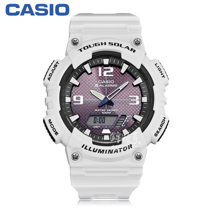 【香港直邮】卡西欧太阳能手表运动防水男表AQ-S810WC-7A