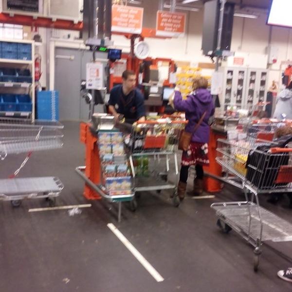 Photo taken at Colruyt by Jeremy V. on 2/6/2014