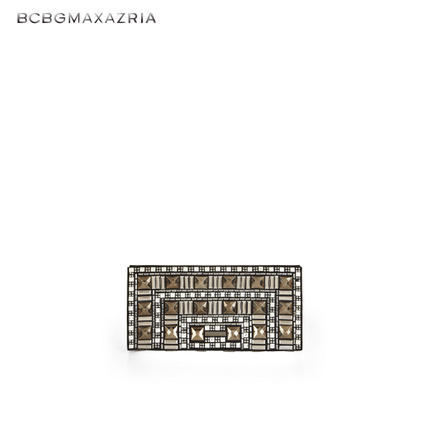 BCBGMAXAZRIA 璀璨几何图形亮珠女士手拿包DUZ502ES
