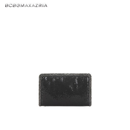 BCBGMAXAZRIA 精致黑色亮片时尚女士手拿包EVU841EM
