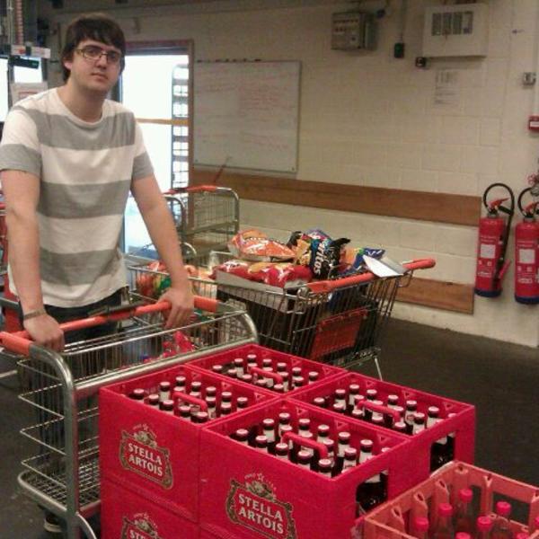 Photo taken at Colruyt by Thomas E. on 4/30/2012