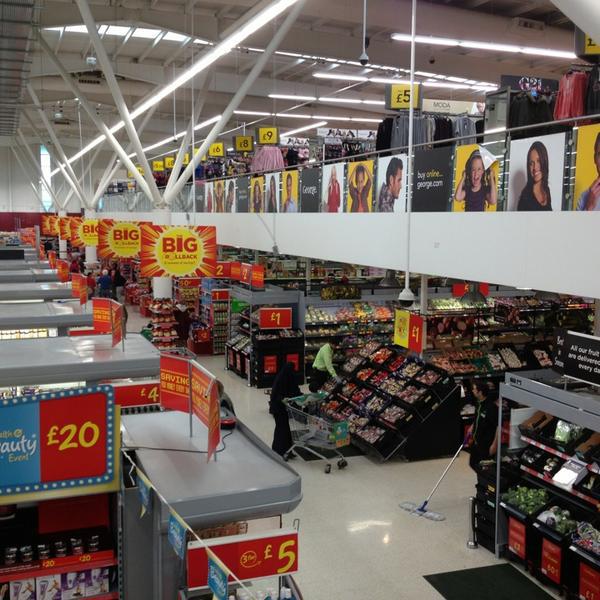 Photo taken at Asda by Tanvir H. on 9/10/2013