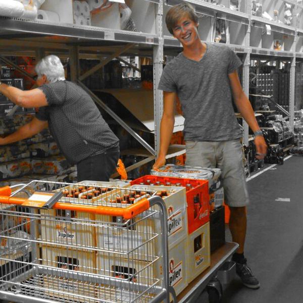 Photo taken at Colruyt by Tom L. on 8/23/2013