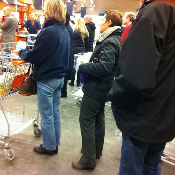 Photo taken at Colruyt by Ronald N. on 2/11/2012