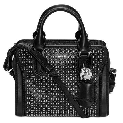 正品直邮2016新款Alexander McQueen麦昆女包牛皮手提包斜跨包027