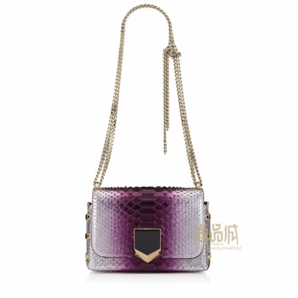 Jimmy Choo周仰杰15新款女包正品蛇皮单肩包LOCKETTPETITESYI Jimmy Choo周仰杰15新款女包正品蛇皮单肩包LOCKETTPETITESYI