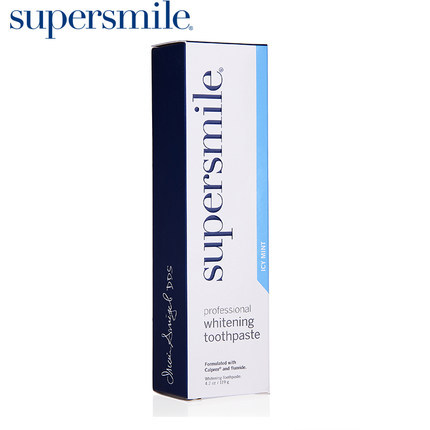 Supersmile美国进口专业高效增白防蛀牙美白牙膏119g冰爽薄荷直邮 Supersmile美国进口专业高效增白防蛀牙美白牙膏119g冰爽薄荷直邮