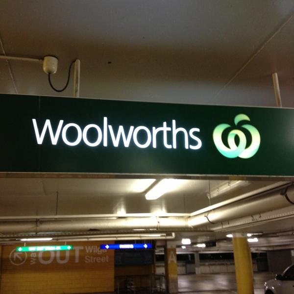 Photo taken at Woolworths by Stuart C. on 8/17/2013