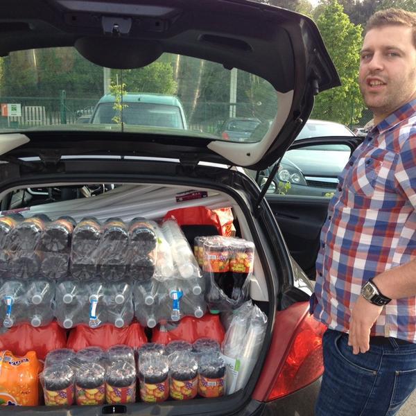 Photo taken at Colruyt by Thomas B. on 4/24/2014