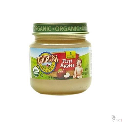 Earths best一段苹果泥 71克/罐