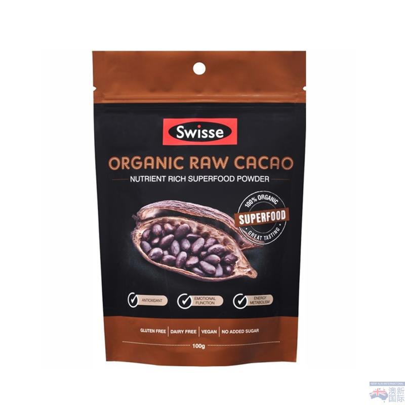 Swisse瑞思 天然原可可粉 100g Swisse瑞思 天然原可可粉 100g