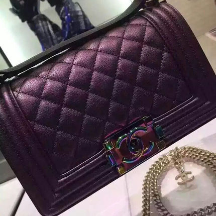 Chanel/香奈儿chanel女包15新款幻彩羊皮口盖包A67085Y603132B037 Chanel/香奈儿chanel女包15新款幻彩羊皮口盖包A67085Y603132B037