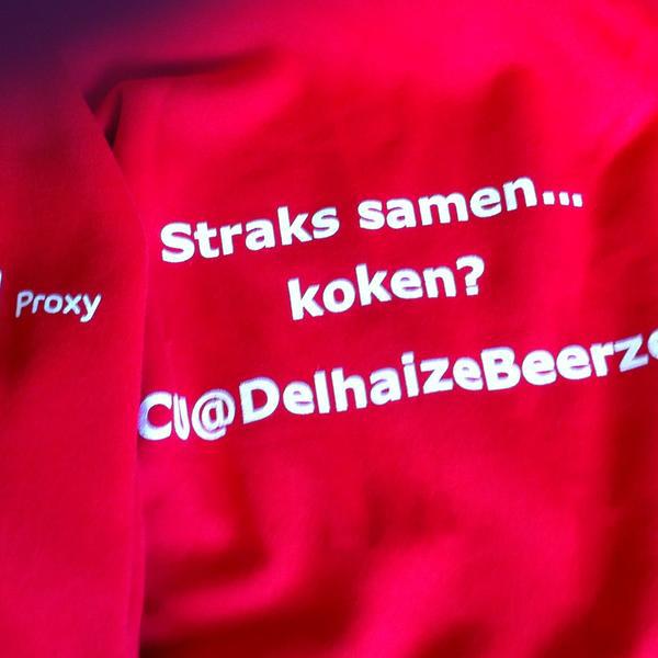 Photo taken at Proxy Delhaize by Sofie L. on 4/13/2013