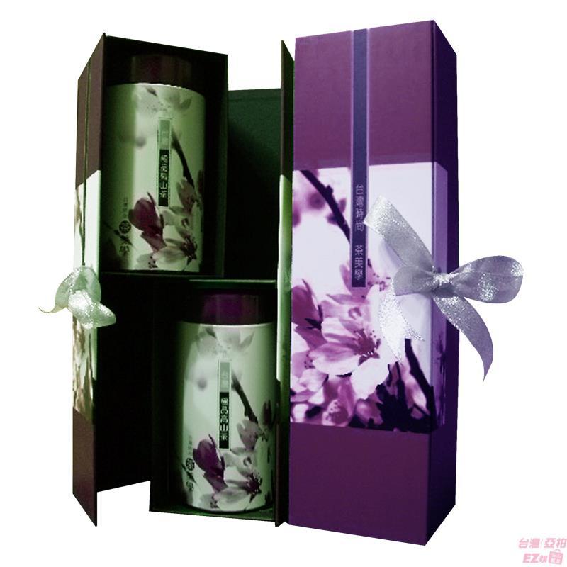 中国台湾进口茶叶礼品盒-弄水茶榭 高山晴采礼盒 高冷梨山茶*1罐 冻顶乌龙*1罐 中国台湾进口茶叶礼品盒-弄水茶榭 高山晴采礼盒 高冷梨山茶*1罐 冻顶乌龙*1罐