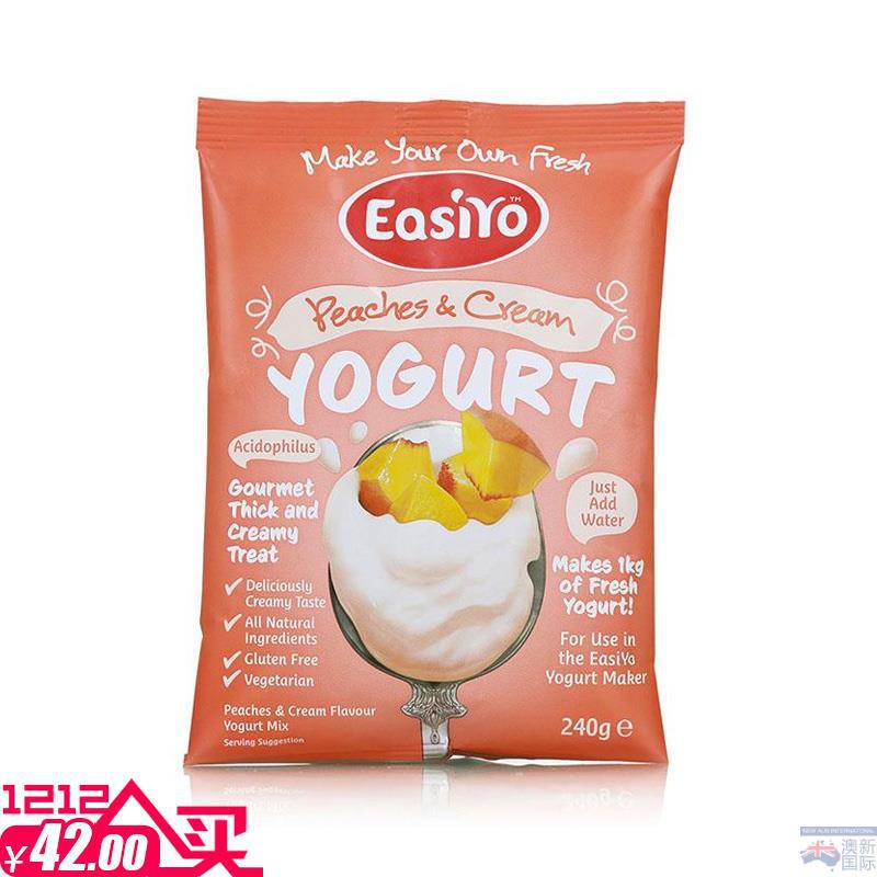Easiyo 酸奶粉 甜桃味特浓奶油 240g
