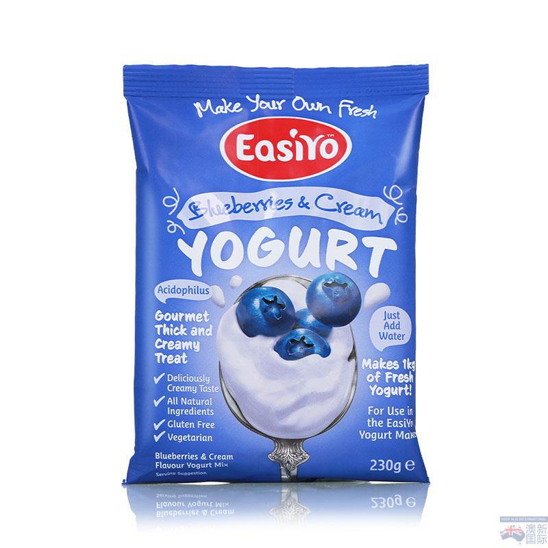 Easiyo 酸奶粉 奶油蓝莓味特浓水果 230g Easiyo 酸奶粉 奶油蓝莓味特浓水果 230g