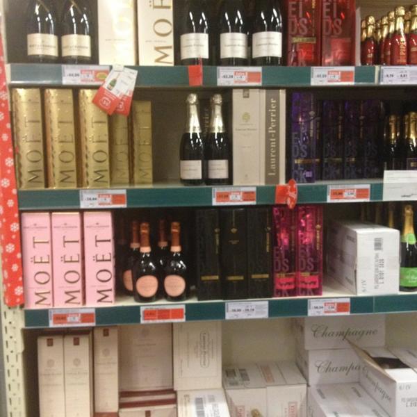 Photo taken at Colruyt by Mike H. on 12/28/2012