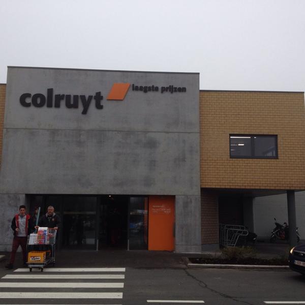 Photo taken at Colruyt by Tim L. on 11/16/2013