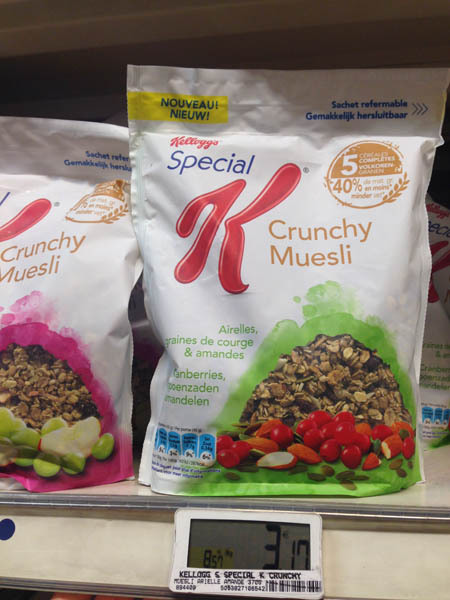 kelloyys坚果谷类早餐