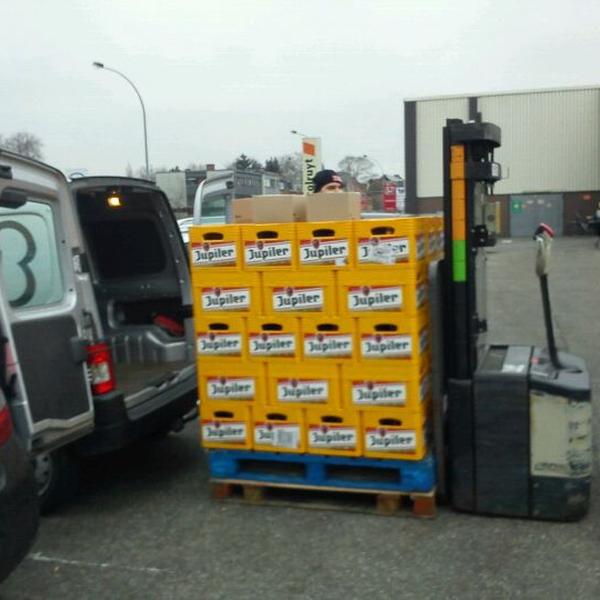 Photo taken at Colruyt by Bram d. on 12/28/2011