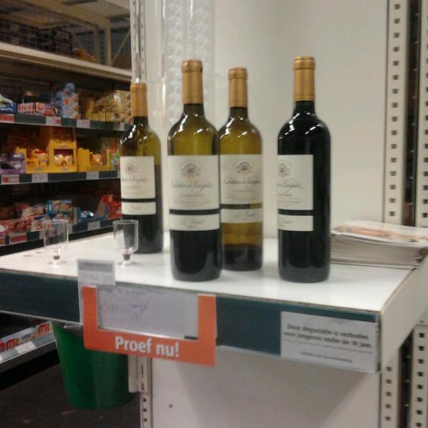 Photo taken at Colruyt by Mathieu D. on 2/4/2014