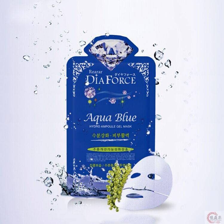 韩国 Dia force eye patch 贵妇钻石面膜 弹力补水 蓝色 韩国 Dia force eye patch 贵妇钻石面膜 弹力补水 蓝色