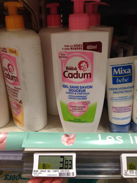 cadum婴儿沐浴露 cadum婴儿沐浴露