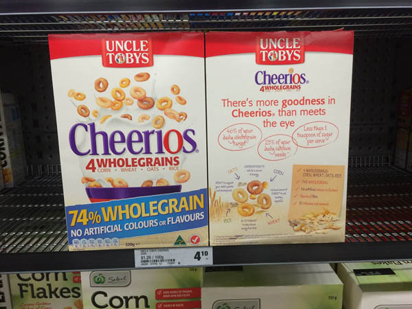 澳大利亚进口谷类麦片-Uncle Tobys谷类麦片320g 澳大利亚进口谷类麦片-Uncle Tobys谷类麦片320g