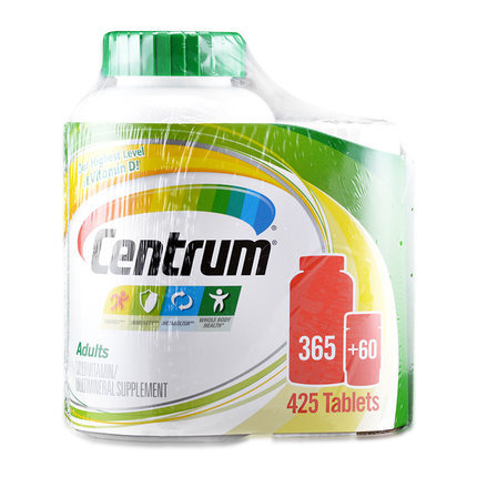 美国直邮 善存Centrum 成人多种复合维生素 善存片 425粒