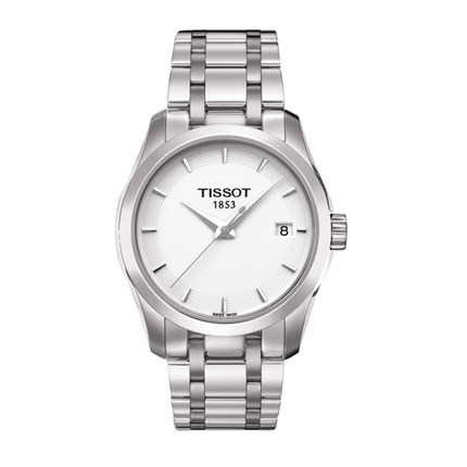 【香港发货】天梭TISSOT库图石英手表T035.210.11.011.00钢带女表