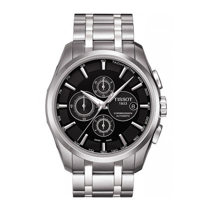 全球联保瑞士天梭TISSOT男表库图T035.627.11.051.00机械钢带手表