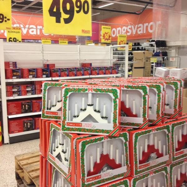 Photo taken at ICA Maxi by Fredrik S. on 10/11/2012