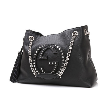 Gucci/古驰/古琦/古奇正品女包女士链条单肩包真皮双G钉珠挎包 Gucci/古驰/古琦/古奇正品女包女士链条单肩包真皮双G钉珠挎包