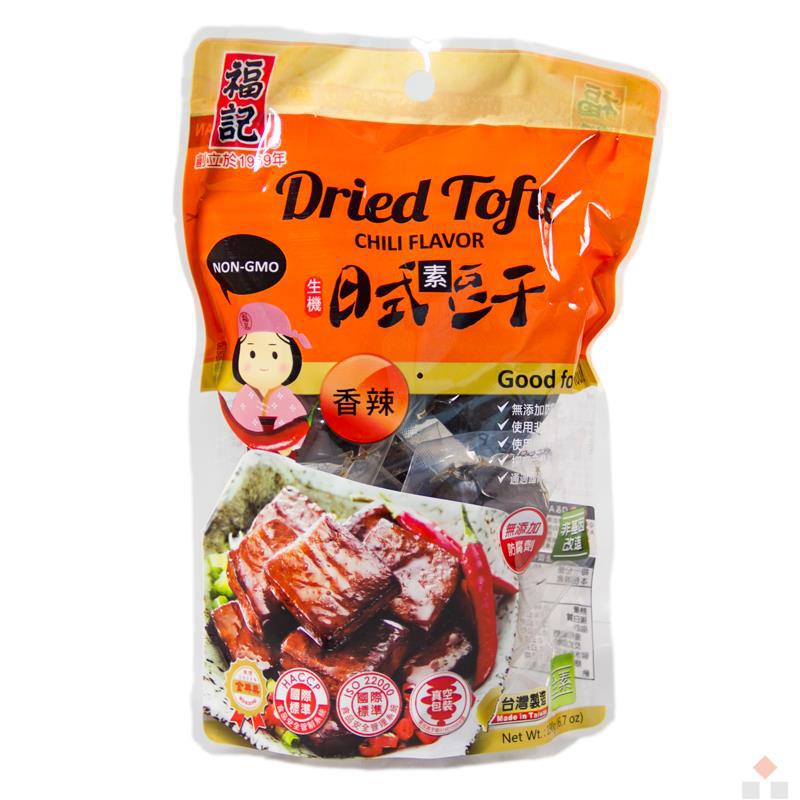 福记Fu che日式素豆干辣味190g袋*2袋