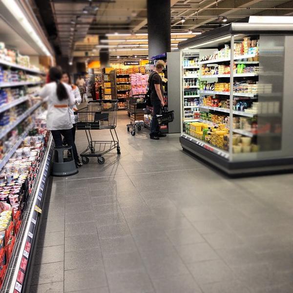 Photo taken at Edeka-Center Baur by Marcus B. on 8/18/2012