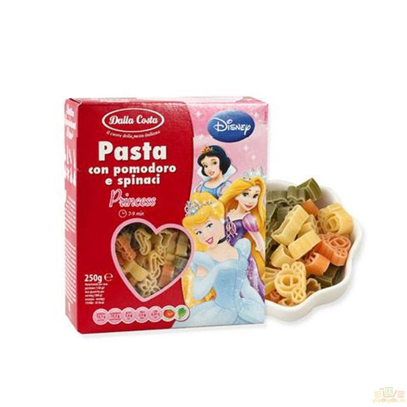 黛乐DallaCosta宝宝儿童卡通意大利面 迪斯尼公主系列 250g