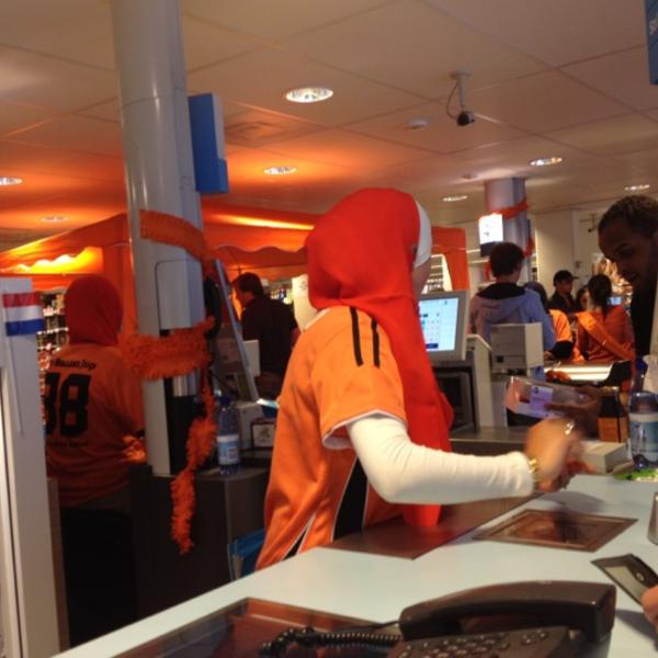 Photo taken at Albert Heijn by Beyza T. on 6/17/2012