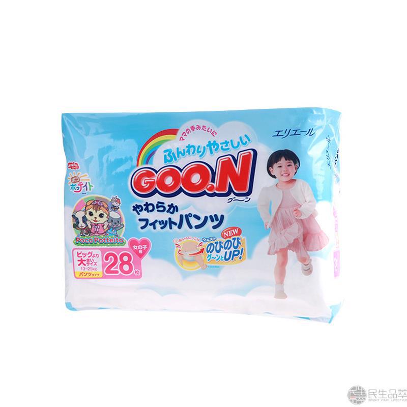 【民生品萃】GOO.N大王维E拉拉裤XXL女28片加2片