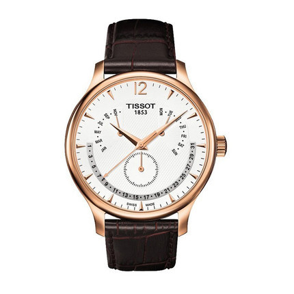 全球联保天梭TISSOT-经典系列 男表T063.637.36.037.00皮带石英表