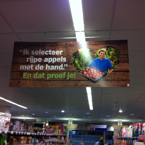 Photo taken at Albert Heijn by Rojool on 1/30/2013