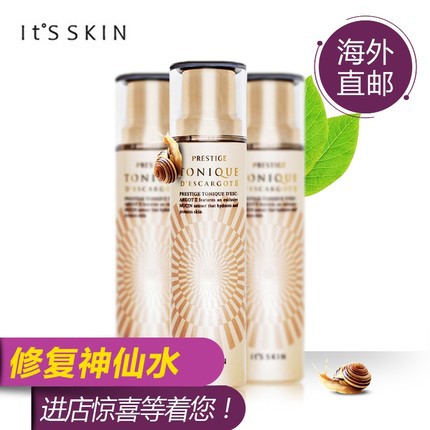 it's skin蜗牛再生水修复保湿补水去痘印淡斑爽肤水 1号清爽型