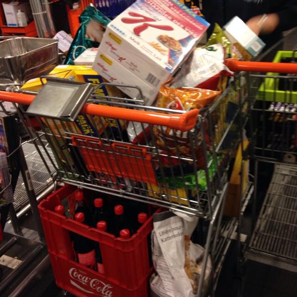 Photo taken at Colruyt by Tania D. on 11/24/2014