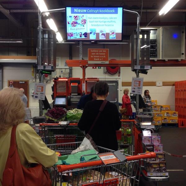 Photo taken at Colruyt by Pat D. on 10/25/2013