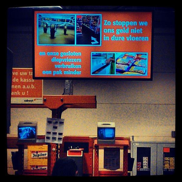 Photo taken at Colruyt by Steven N. on 4/7/2012