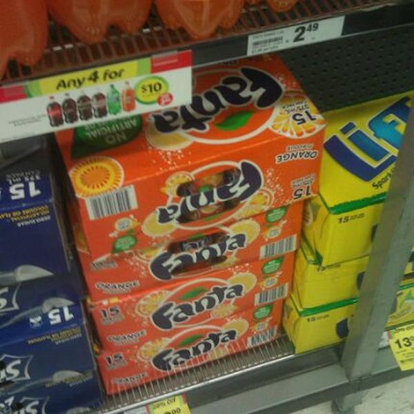 Photo taken at Woolworths by Sean S. on 1/18/2012