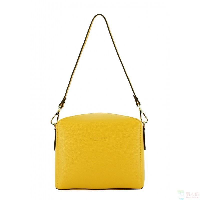 POURCHET 法国宝榭Cassetta 系列 单肩斜挎包 黄色 86005 POURCHET 法国宝榭Cassetta 系列 单肩斜挎包 黄色 86005