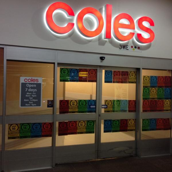 Photo taken at Coles by Alan T. on 7/11/2013