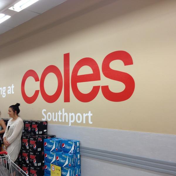Photo taken at Coles by Fiona M. on 1/26/2013