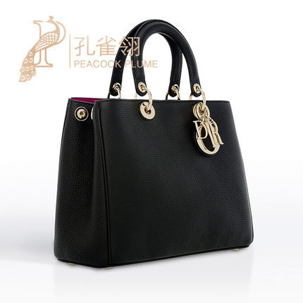 Dior迪奥dior女包16经典款粒面小公牛皮中号手提包M0902OTRL M900 Dior迪奥dior女包16经典款粒面小公牛皮中号手提包M0902OTRL M900